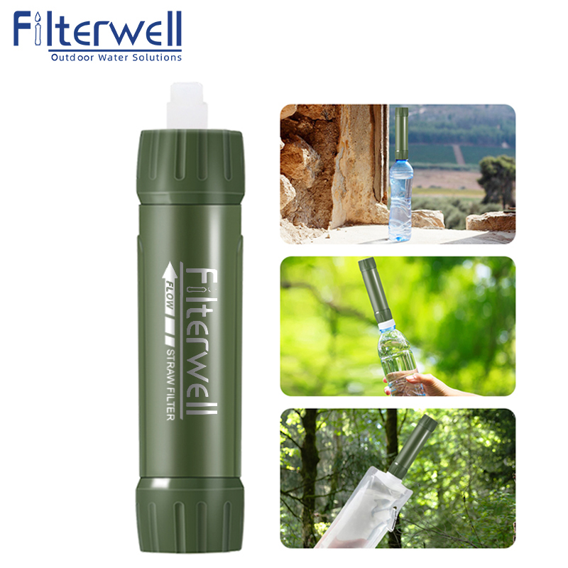 Water Purification Straw - Filterput Groene Mini Reiswaterfilter Stro Persoonlijke