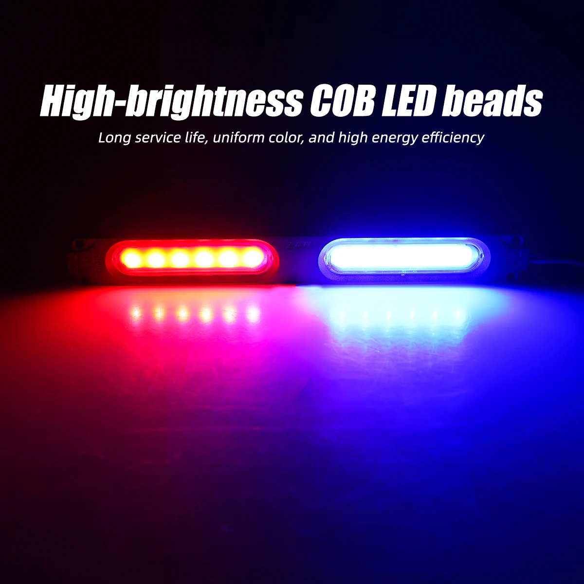 Sos Light Strobe - Rood Blauw Knipperend Dubbel Licht LED-module