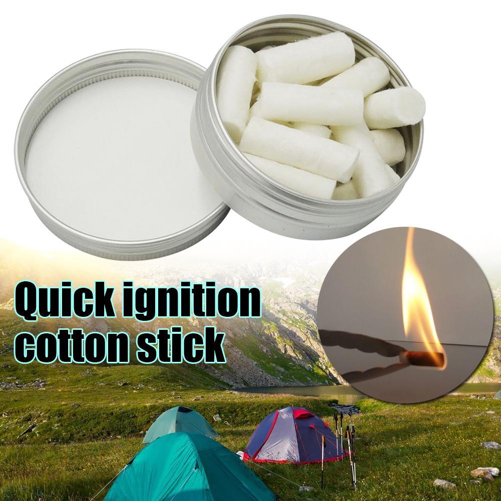 Fire Starting Kit - 12 stks Outdoor Camping Paraffine Survival